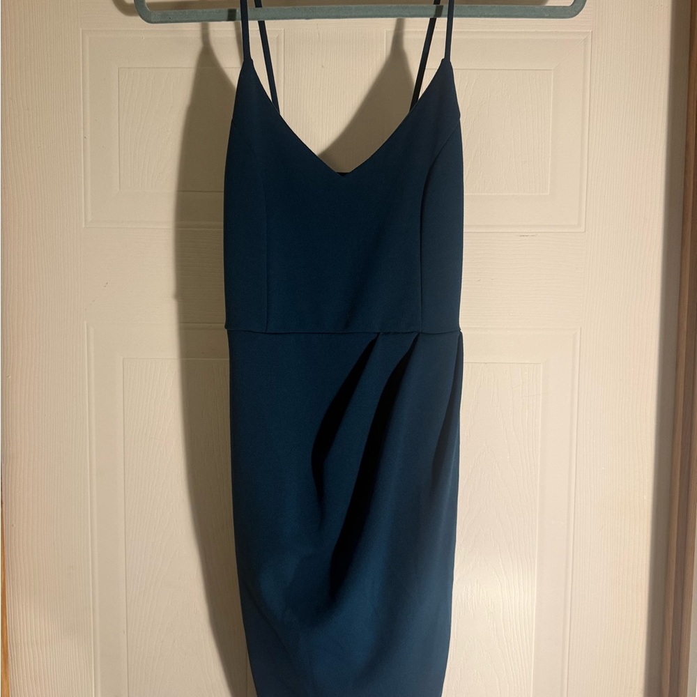 Lulus Teal Spaghetti Strap Dress